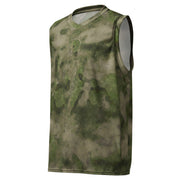 Ataka FG Green Moss Russian CAMO Unisex Basketball Jersey