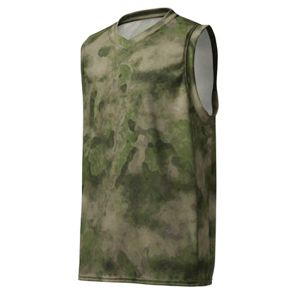 Russian Ataka FG (Green Moss) CAMO Unisex Basketball Jersey