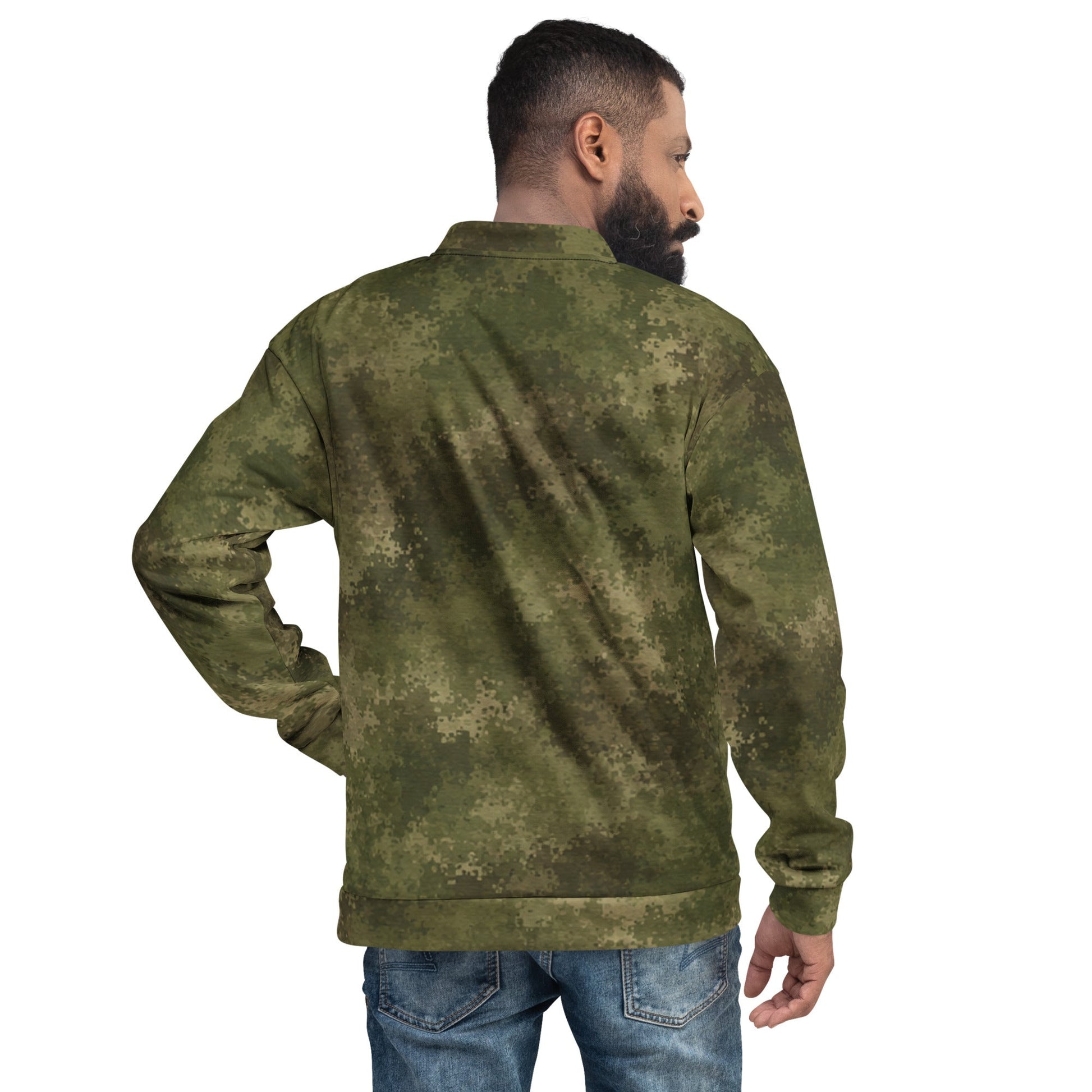 Moss Phantom CAMO Unisex Bomber Jacket