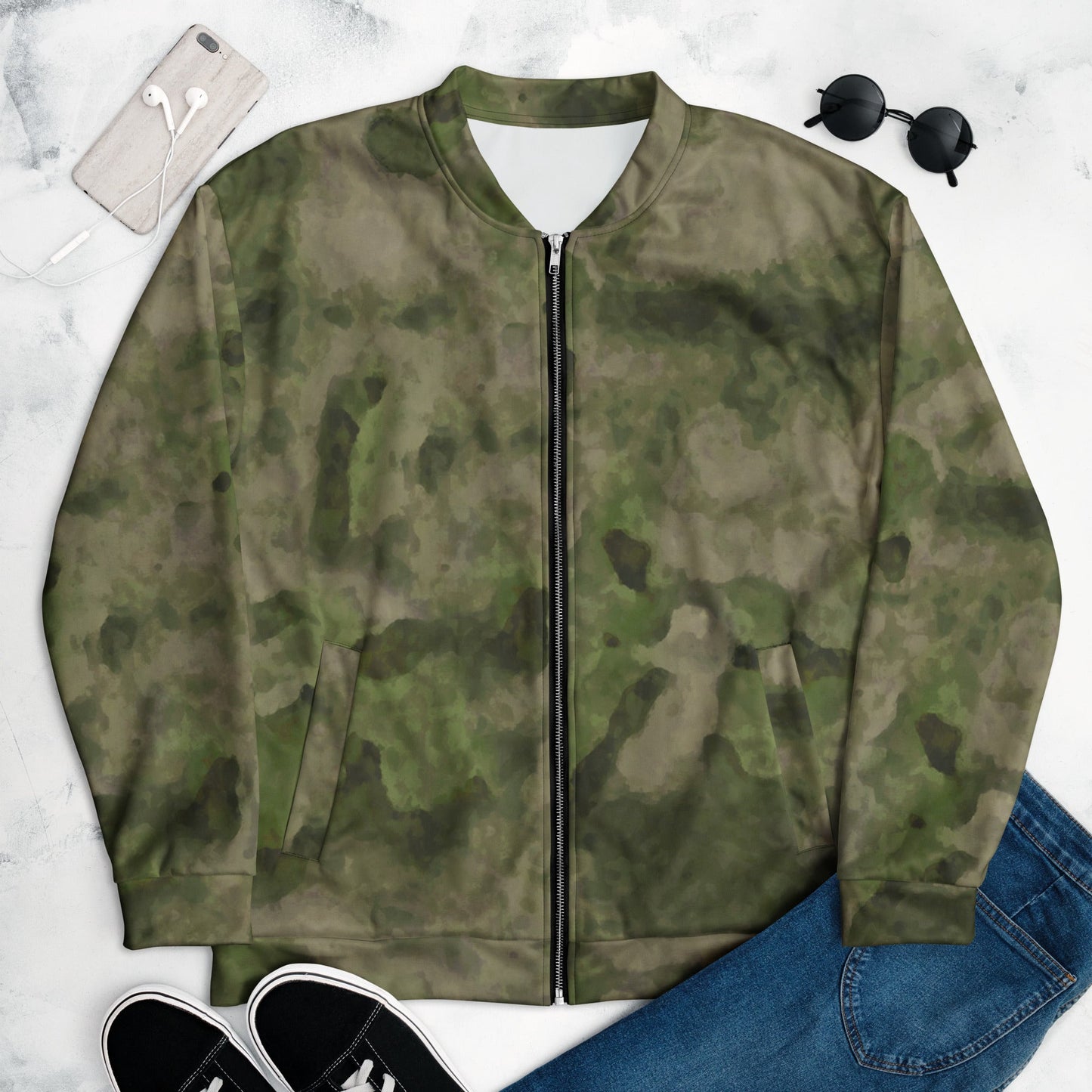 Russian Ataka FG (Green Moss) CAMO Unisex Bomber Jacket