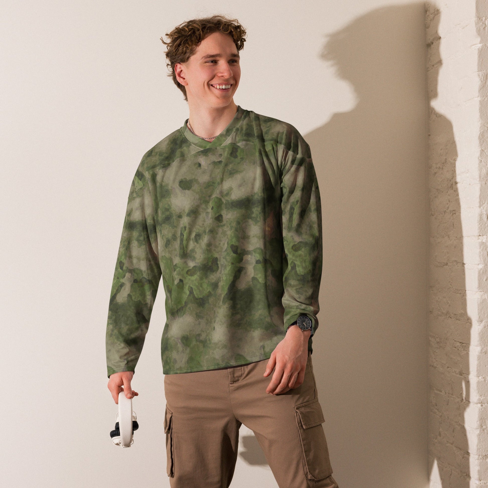 Russian Ataka FG (Green Moss) CAMO Unisex Hockey Fan Jersey