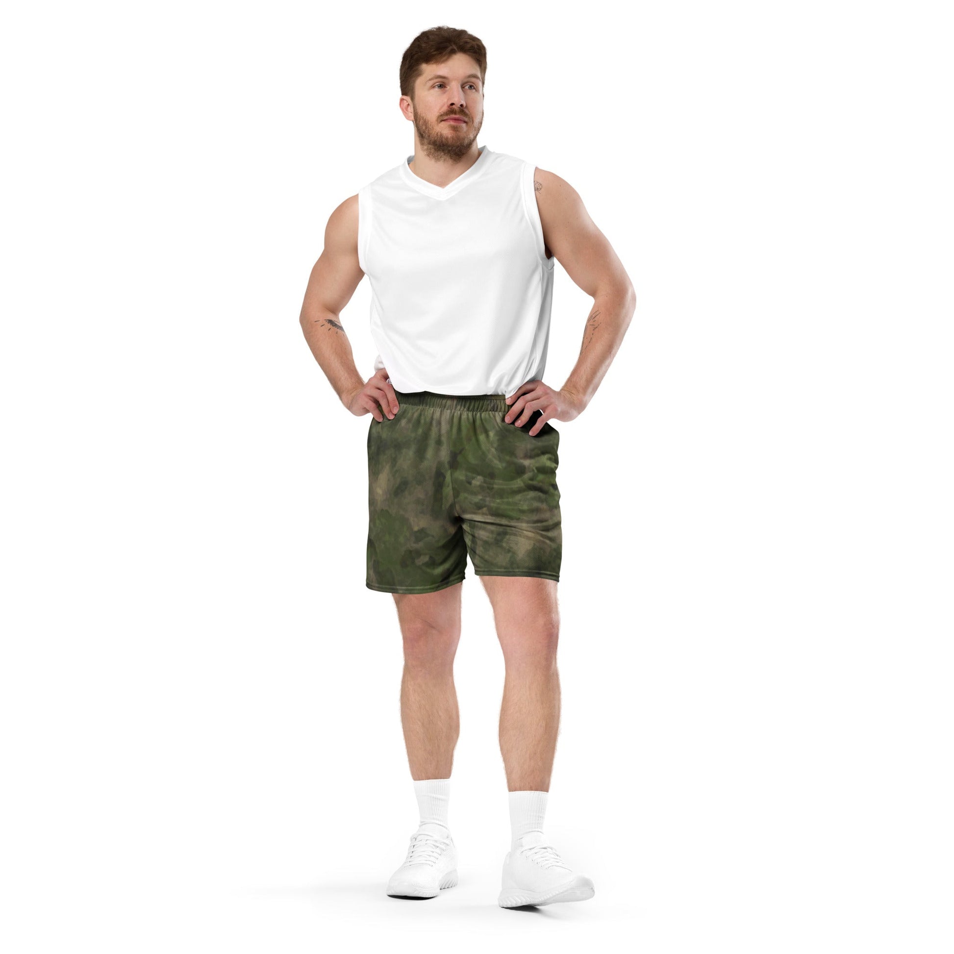 Russian Ataka FG (Green Moss) CAMO Unisex Mesh Shorts