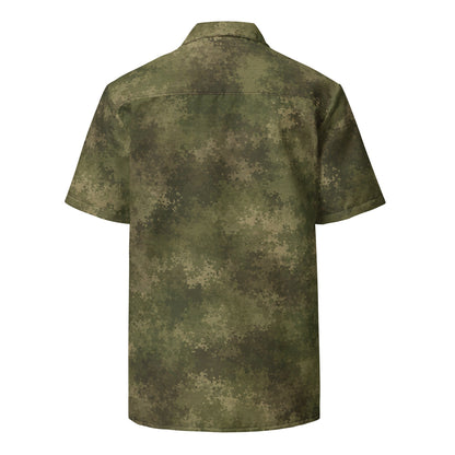 Russian Ataka FG (Green Moss) CAMO Unisex Short-Sleeve Button Shirt