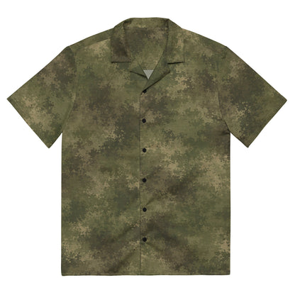 Russian Ataka FG (Green Moss) CAMO Unisex Short-Sleeve Button Shirt
