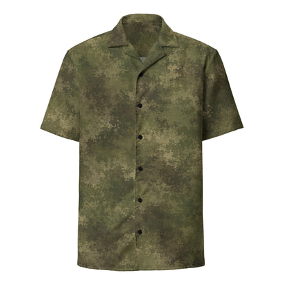 Russian Ataka FG (Green Moss) CAMO Unisex Short-Sleeve Button Shirt