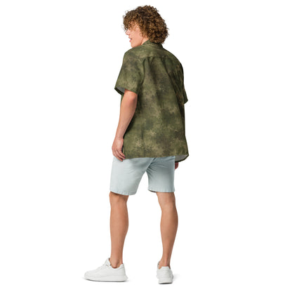 Russian Ataka FG (Green Moss) CAMO Unisex Short-Sleeve Button Shirt