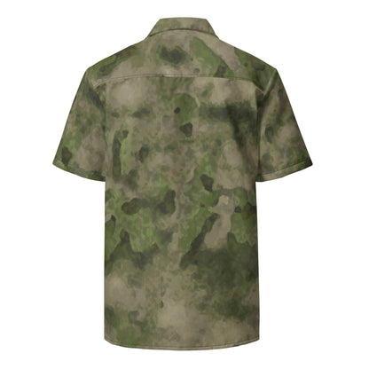 Russian Ataka FG (Green Moss) CAMO Unisex Short-Sleeve Button Shirt