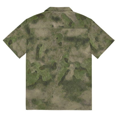 Russian Ataka FG (Green Moss) CAMO Unisex Short-Sleeve Button Shirt