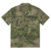 Ataka FG Green Moss Russian CAMO Unisex Short-Sleeve Button Shirt - Button-Up