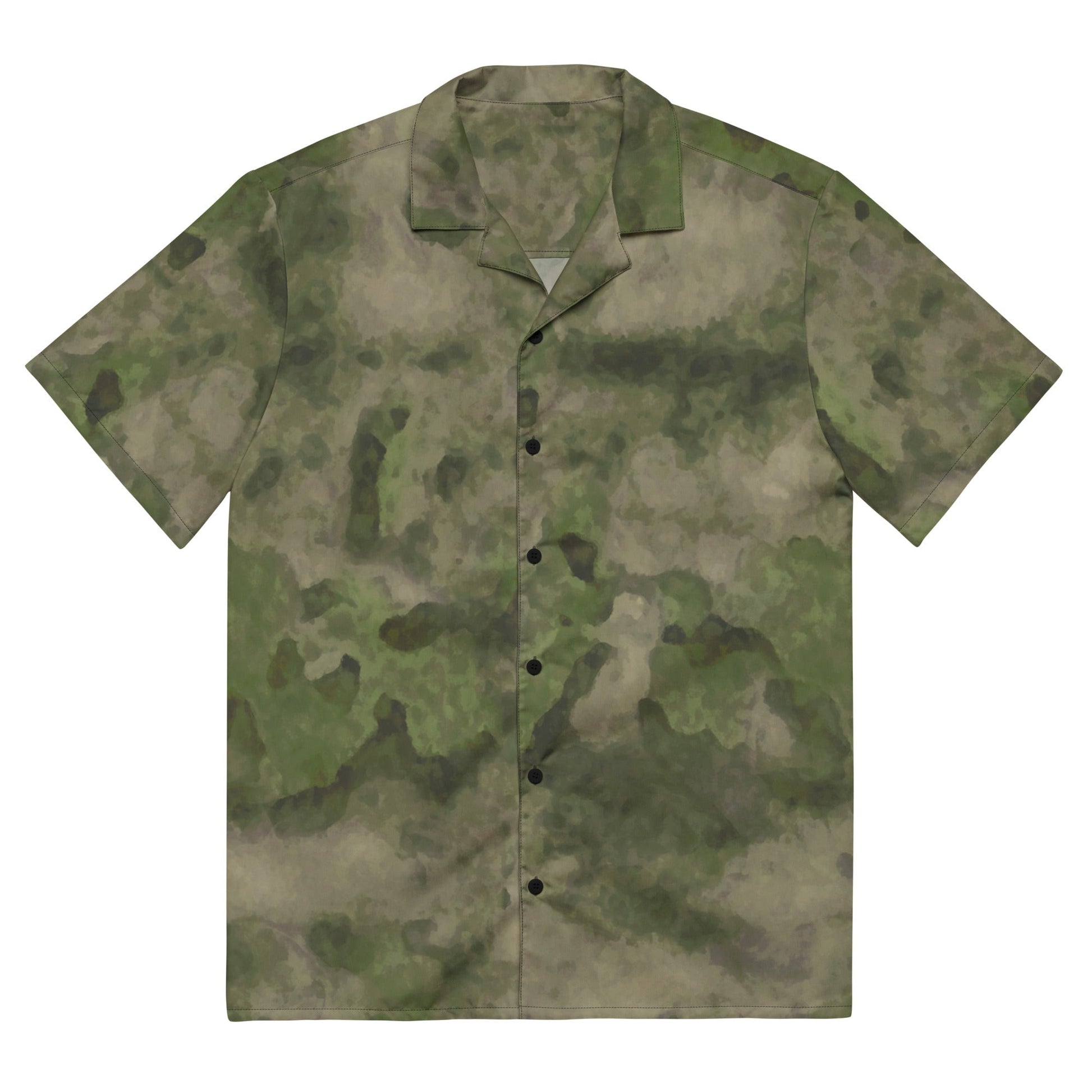 Russian Ataka FG (Green Moss) CAMO Unisex Short-Sleeve Button Shirt