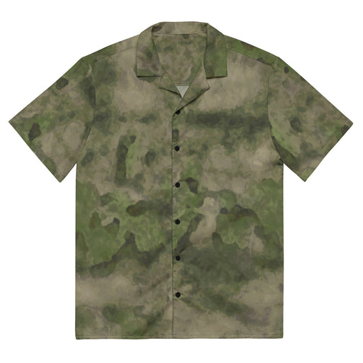 Ataka FG Green Moss Russian CAMO Unisex Short-Sleeve Button Shirt - Button-Up