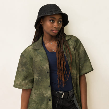 Russian Ataka FG (Green Moss) CAMO Unisex Short-Sleeve Button Shirt