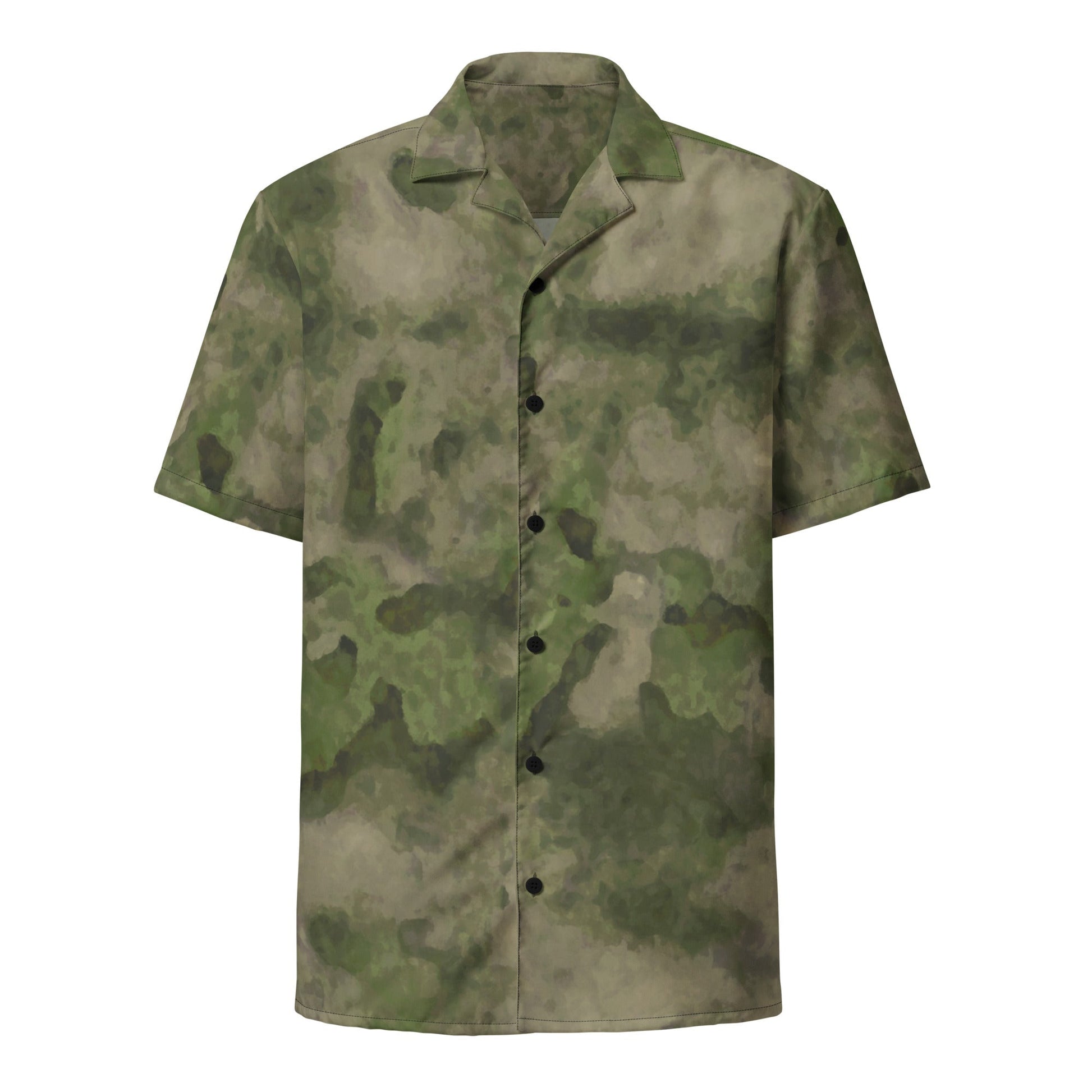 Russian Ataka FG (Green Moss) CAMO Unisex Short-Sleeve Button Shirt