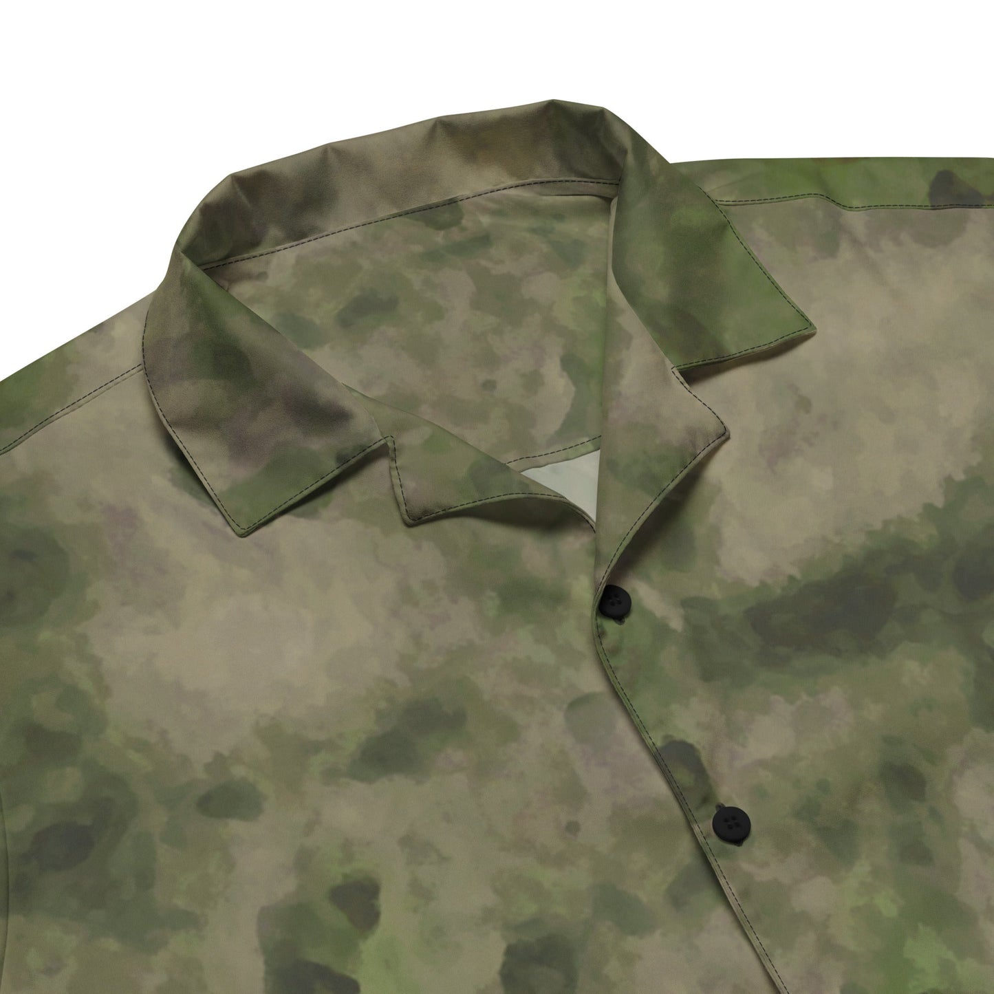 Russian Ataka FG (Green Moss) CAMO Unisex Short-Sleeve Button Shirt