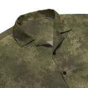 Moss Phantom CAMO Unisex Short-Sleeve Button Shirt - Button-Up