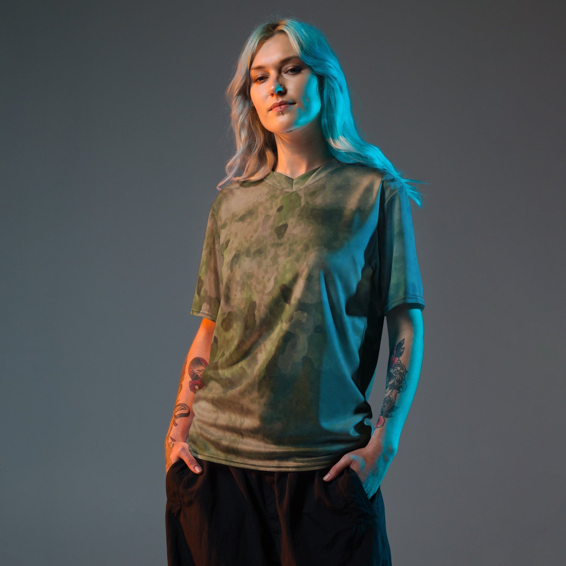 Russian Ataka FG (Green Moss) CAMO Unisex Sports Jersey