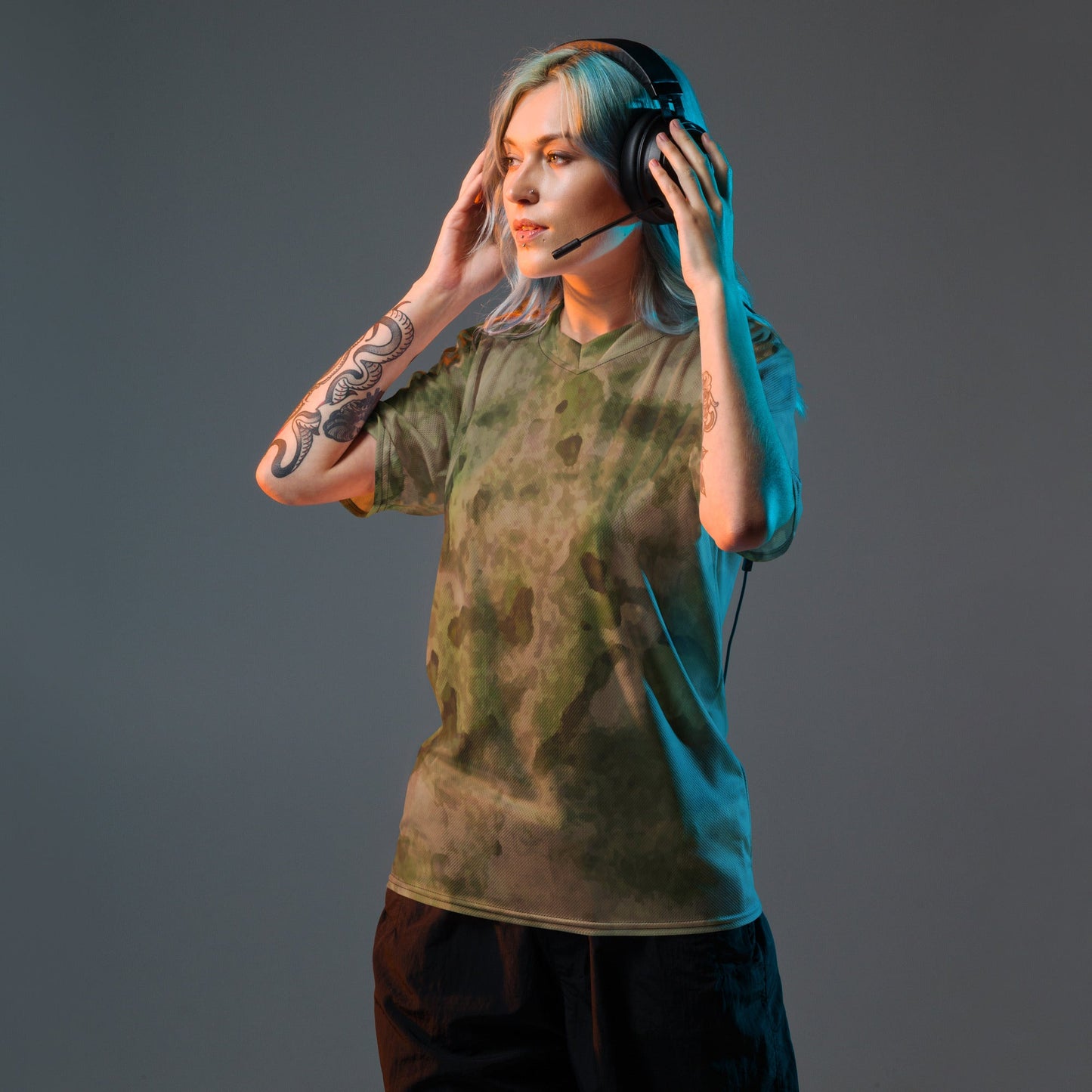 Russian Ataka FG (Green Moss) CAMO Unisex Sports Jersey