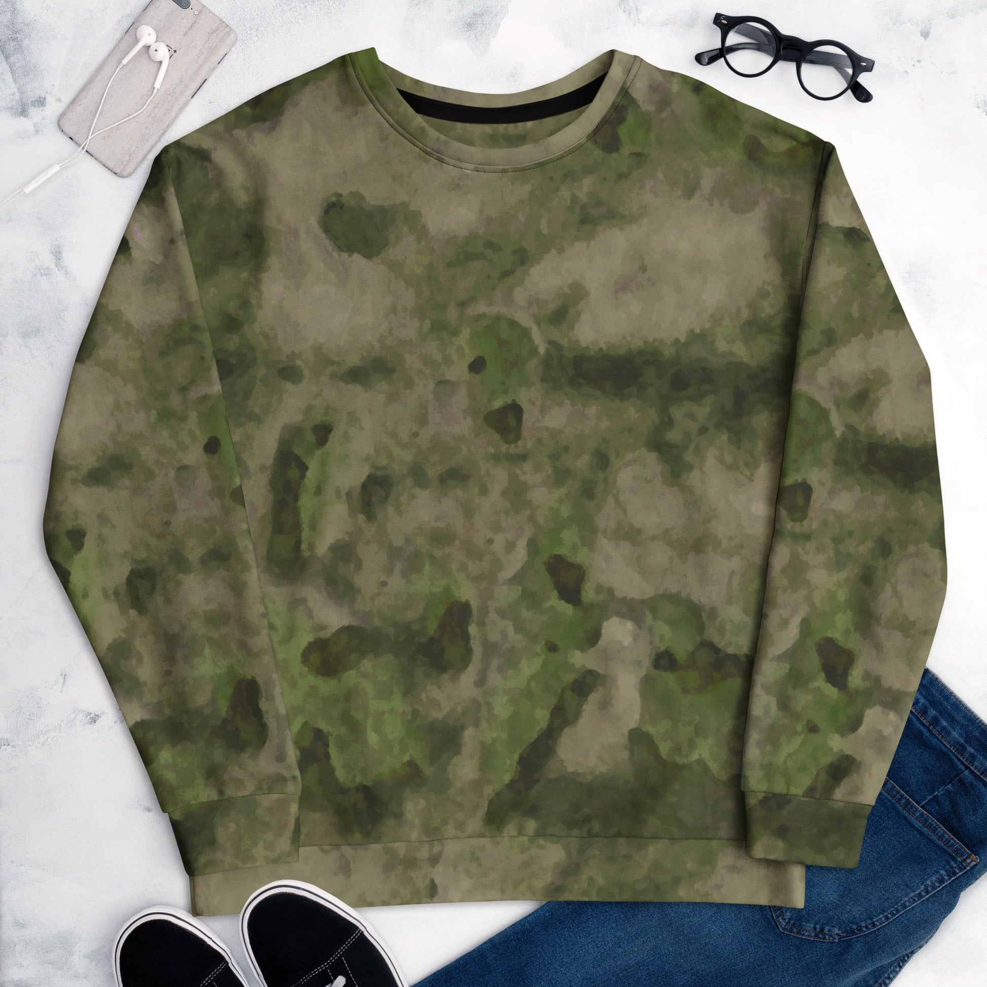 Russian Ataka FG (Green Moss) CAMO Unisex Sweatshirt