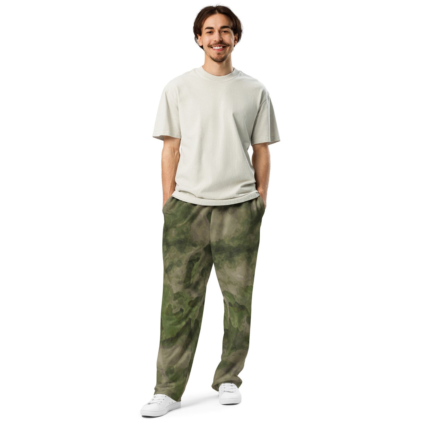 Russian Ataka FG (Green Moss) CAMO Unisex Wide-Leg Joggers
