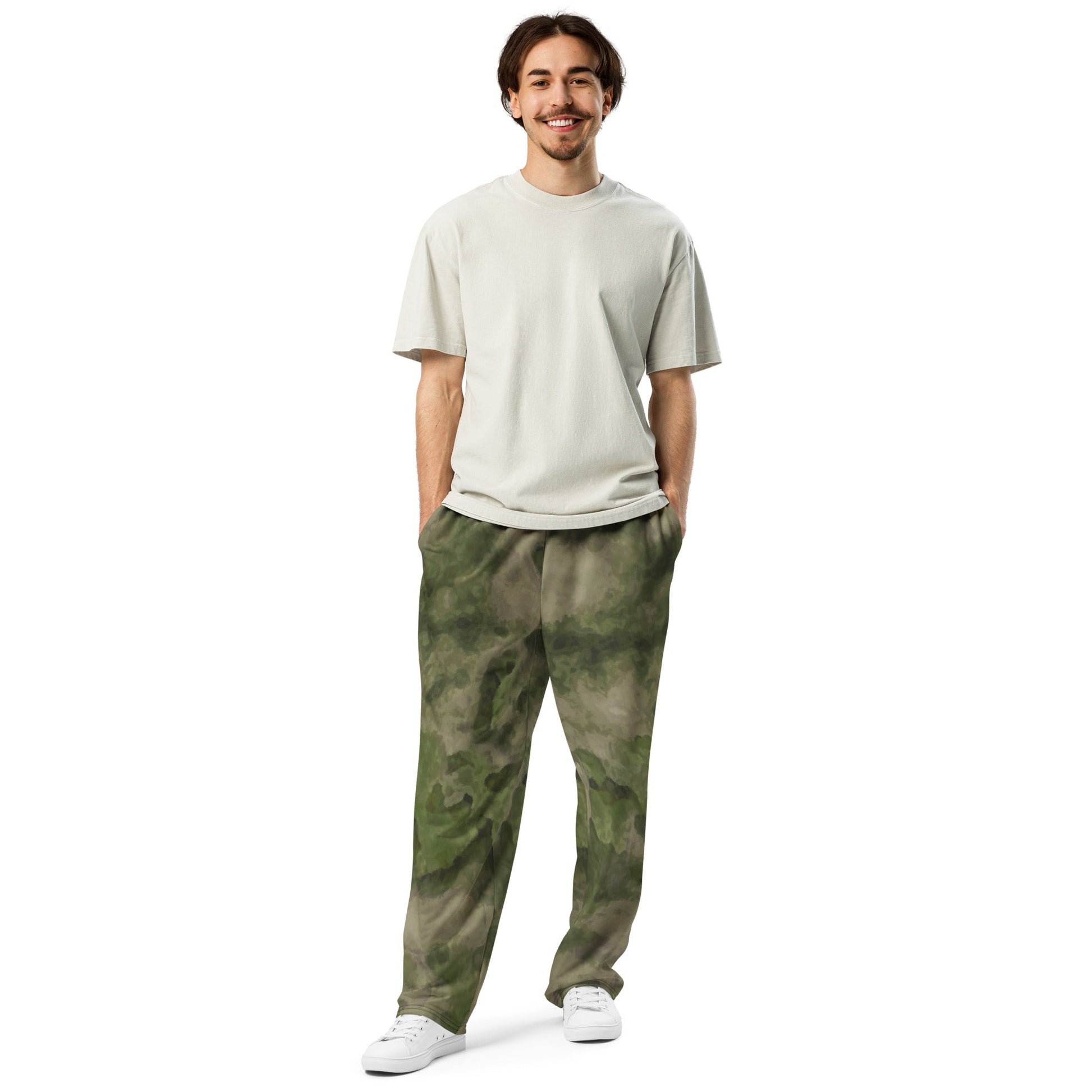 Russian Ataka FG (Green Moss) CAMO Unisex Wide-Leg Joggers