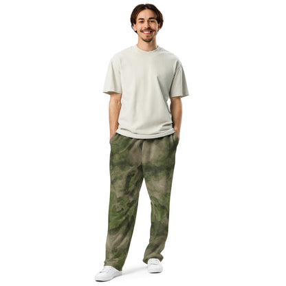 Russian Ataka FG (Green Moss) CAMO Unisex Wide-Leg Joggers