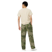 Ataka FG Green Moss Russian CAMO Unisex Wide-Leg Leisure Pants - Pant