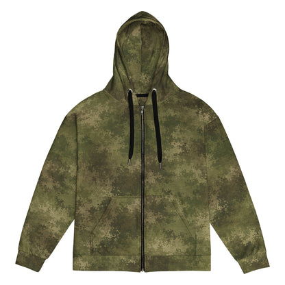 Moss Phantom CAMO Unisex Zip Hoodie - 2XS