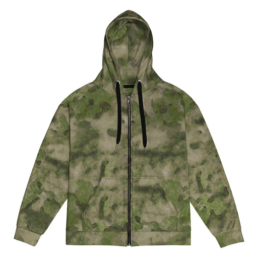 Ataka FG Green Moss Russian CAMO Unisex Zip Hoodie - 2XS