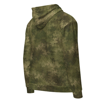 Moss Phantom CAMO Unisex Zip Hoodie