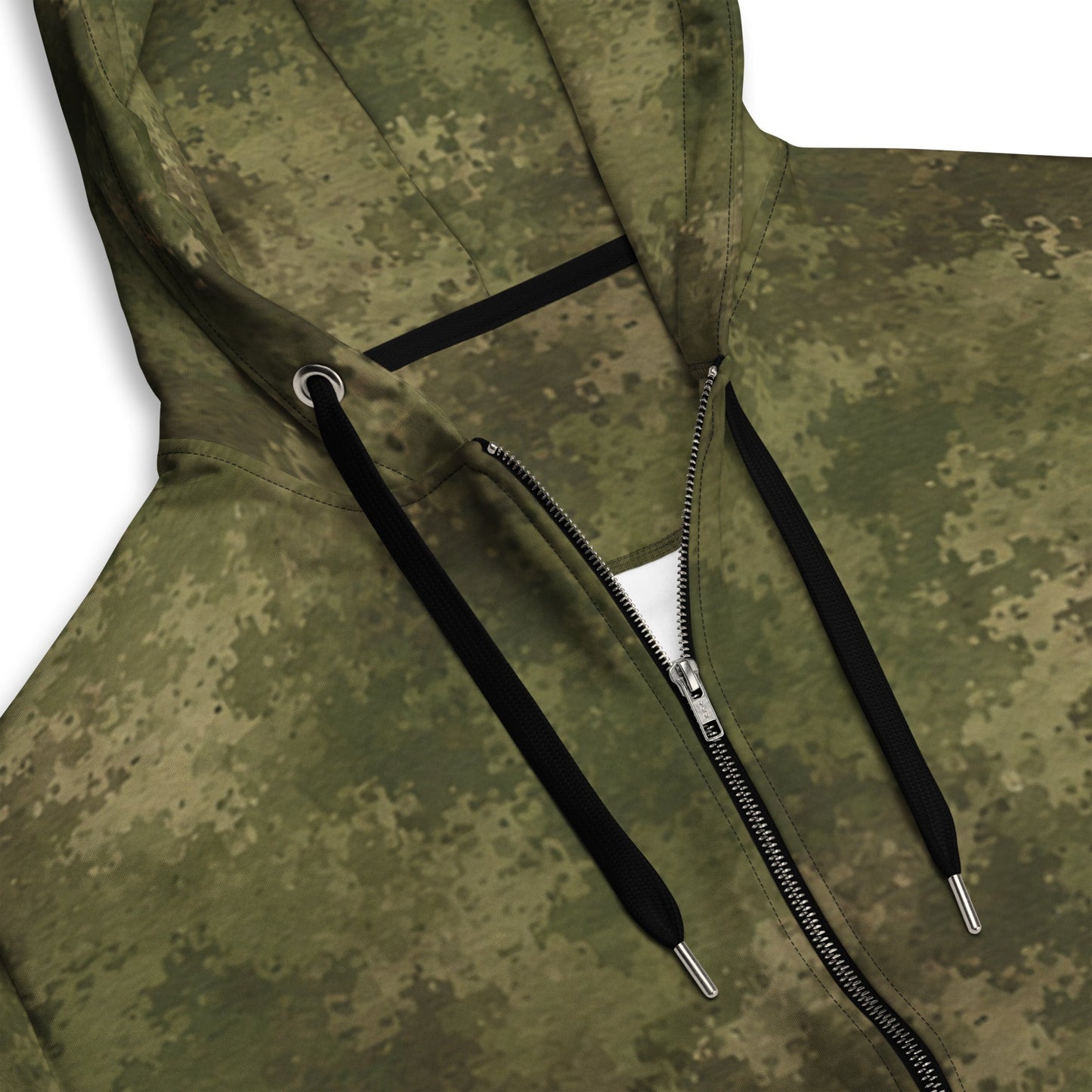 Moss Phantom CAMO Unisex Zip Hoodie