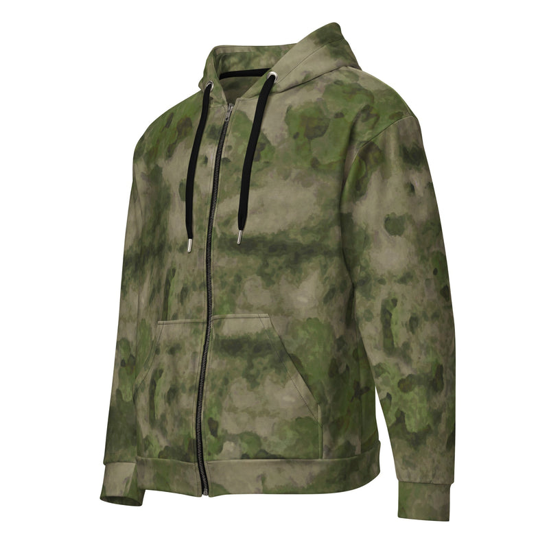 Ataka FG Green Moss Russian CAMO Unisex Zip Hoodie