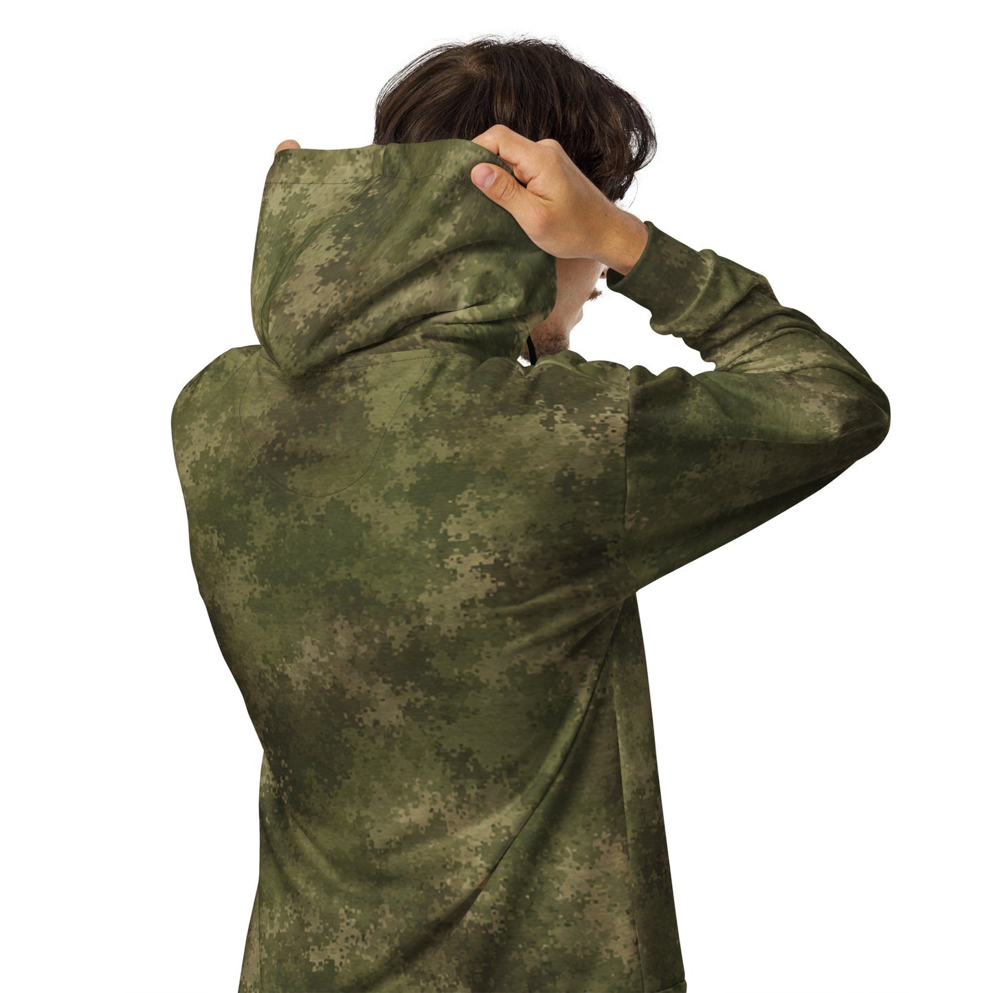 Moss Phantom CAMO Unisex Zip Hoodie