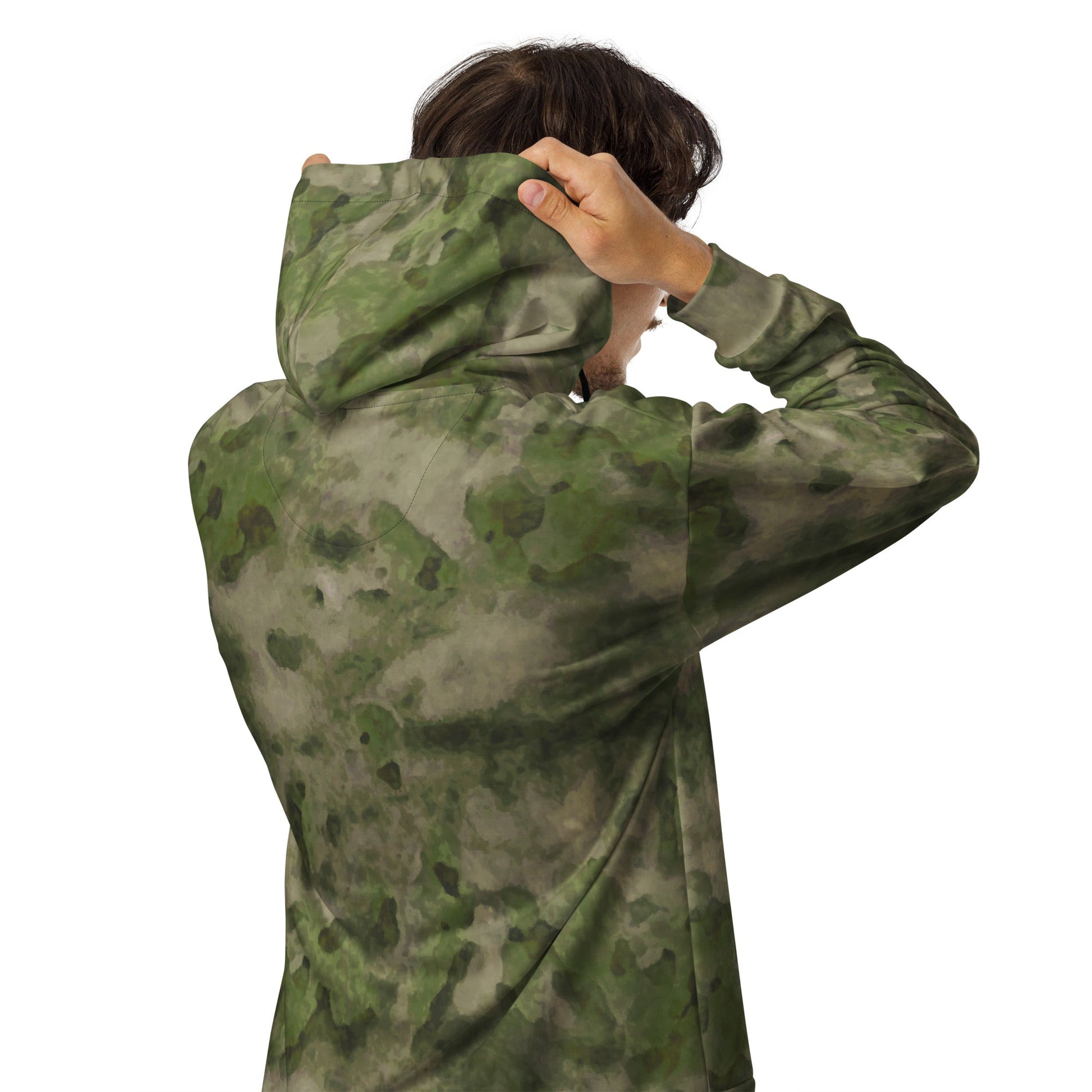Russian Ataka FG (Green Moss) CAMO Unisex Zip Hoodie