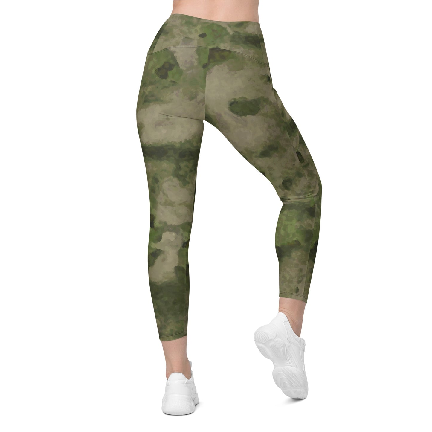 Russian Ataka FG (Green Moss) CAMO Womens Leggings with Pockets