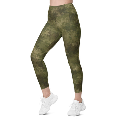 Moss Phantom CAMO Womens Leggings with Pockets