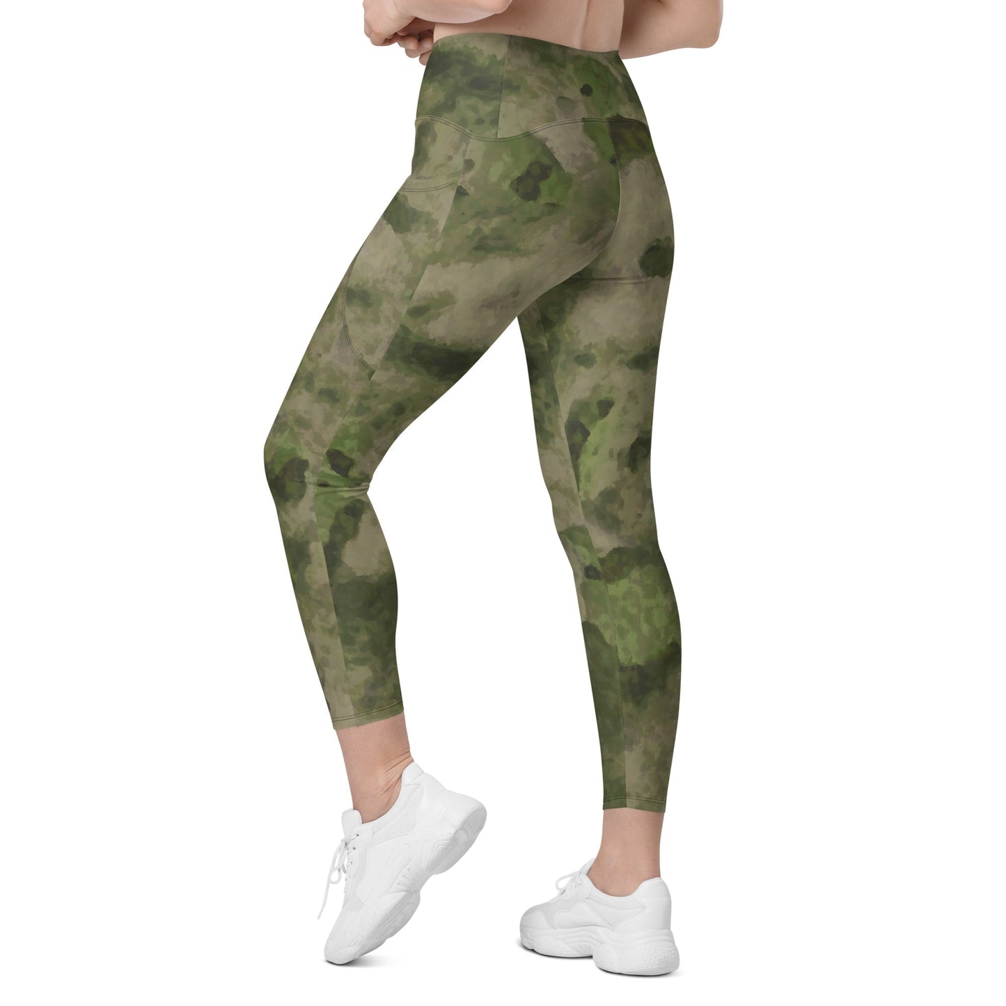 Russian Ataka FG (Green Moss) CAMO Womens Leggings with Pockets
