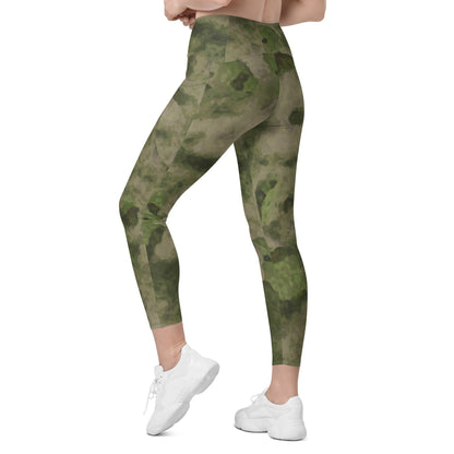 Russian Ataka FG (Green Moss) CAMO Womens Leggings with Pockets