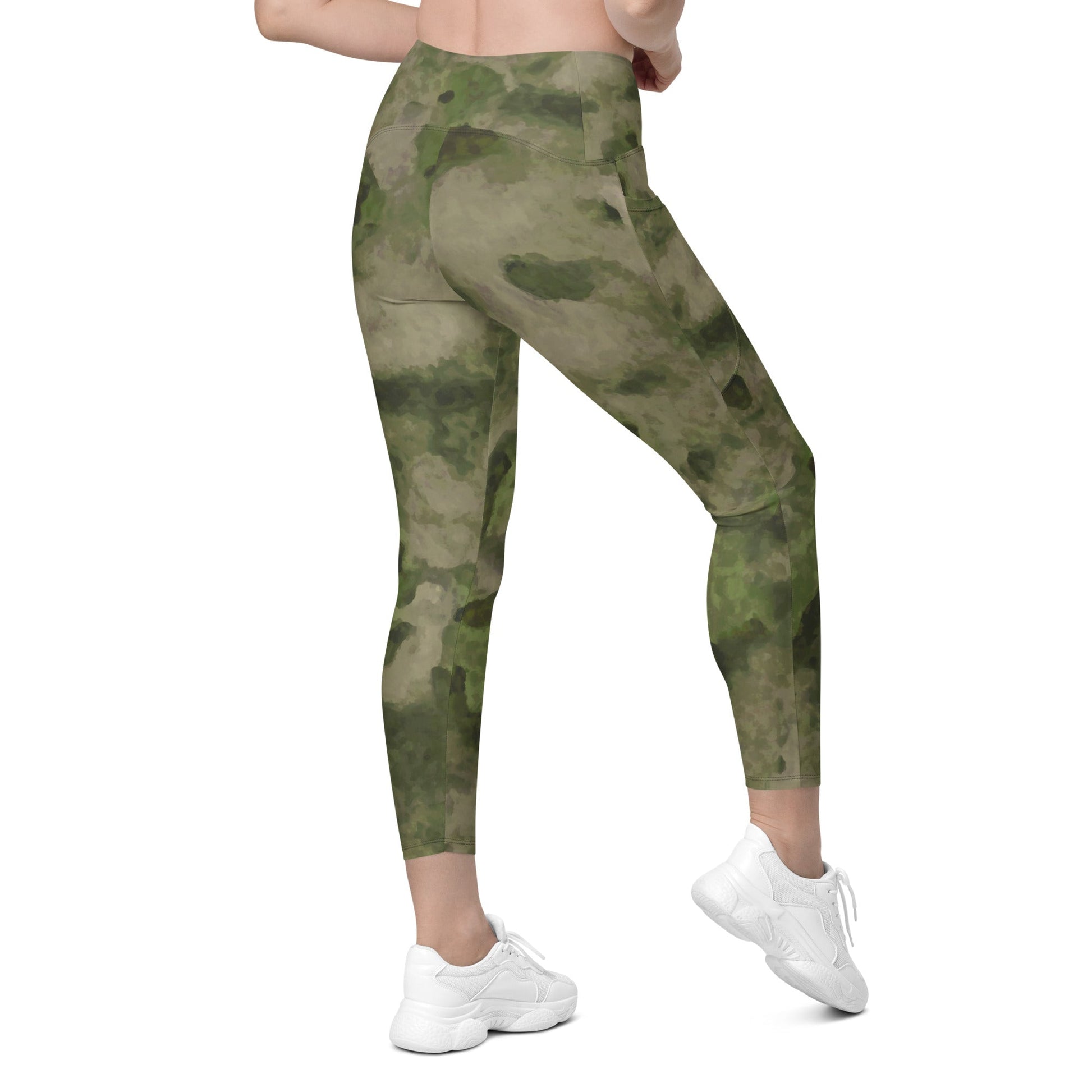 Russian Ataka FG (Green Moss) CAMO Womens Leggings with Pockets