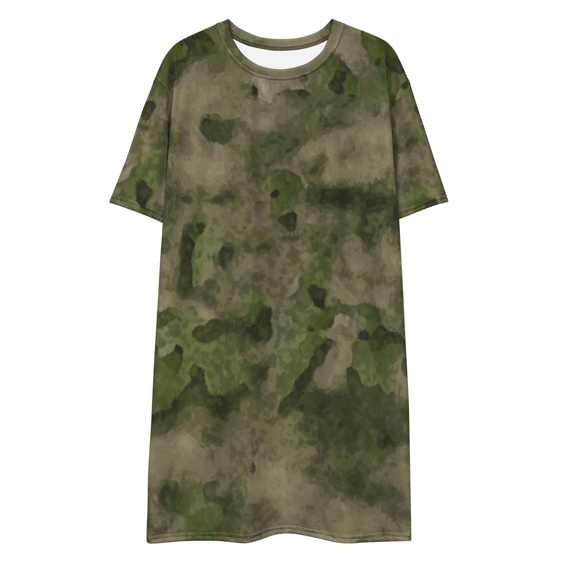 Russian Ataka FG (Green Moss) CAMO Womens T-Shirt Dress