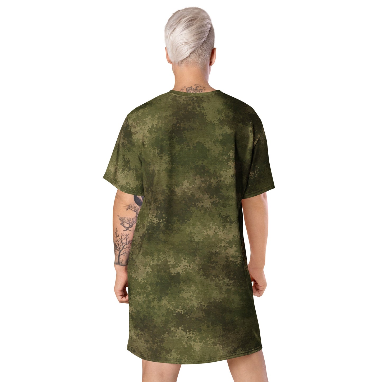 Moss Phantom CAMO Womens T-Shirt Dress