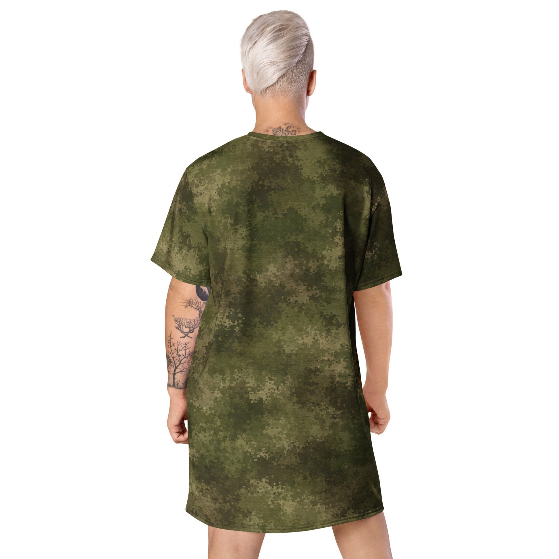 Moss Phantom CAMO Womens T-Shirt Dress