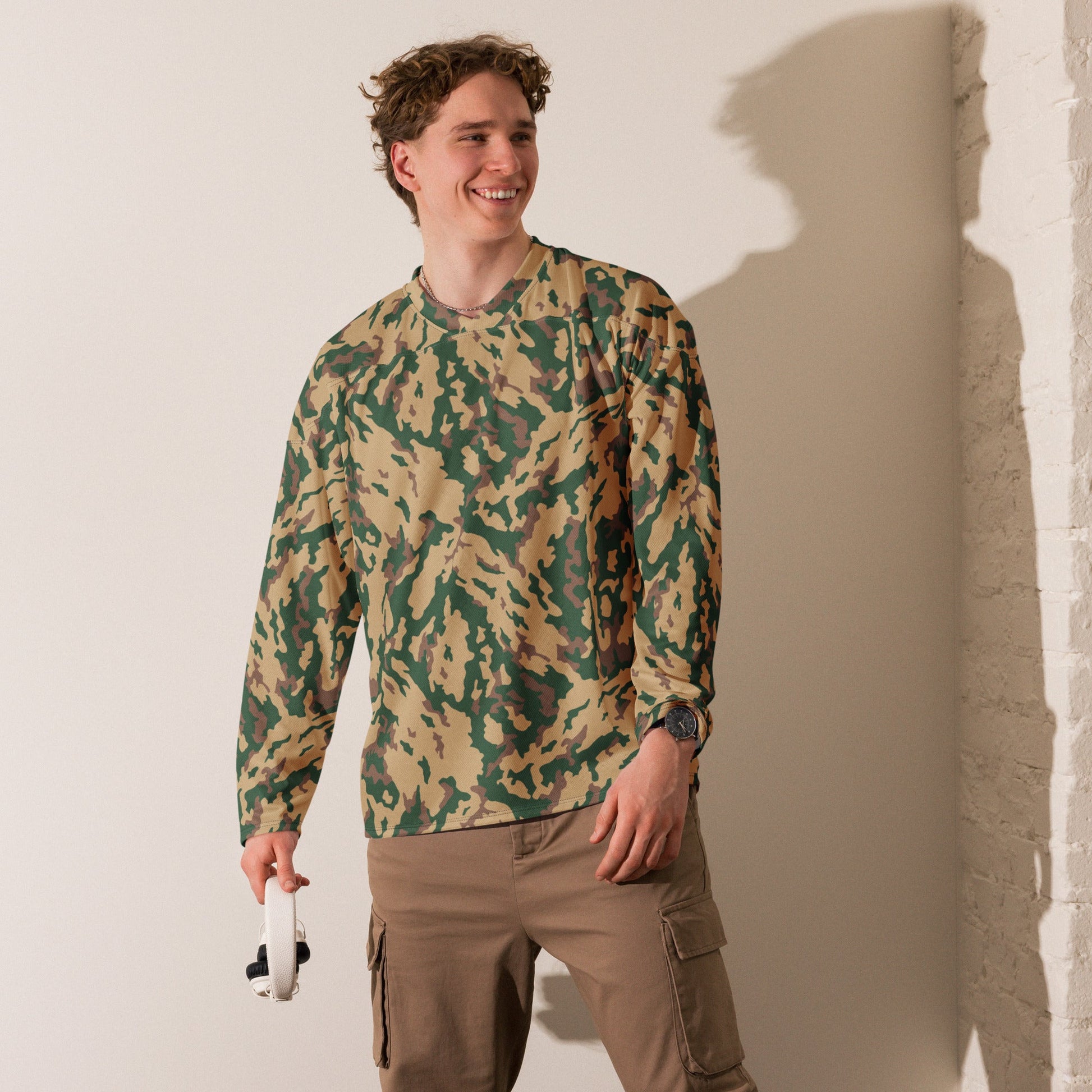 Russian Barvikha Desert CAMO hockey fan jersey - Hockey Jerseys