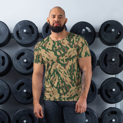 Russian Barvikha Desert CAMO Mens Athletic T-shirt - XS - T-Shirts