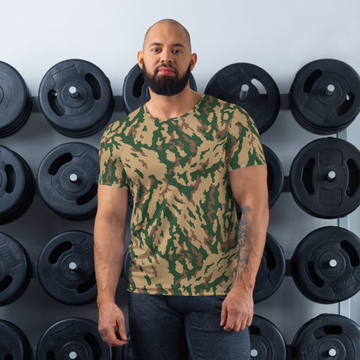 Barvikha Desert Russian CAMO Mens Athletic T-Shirt - XS - Shirt