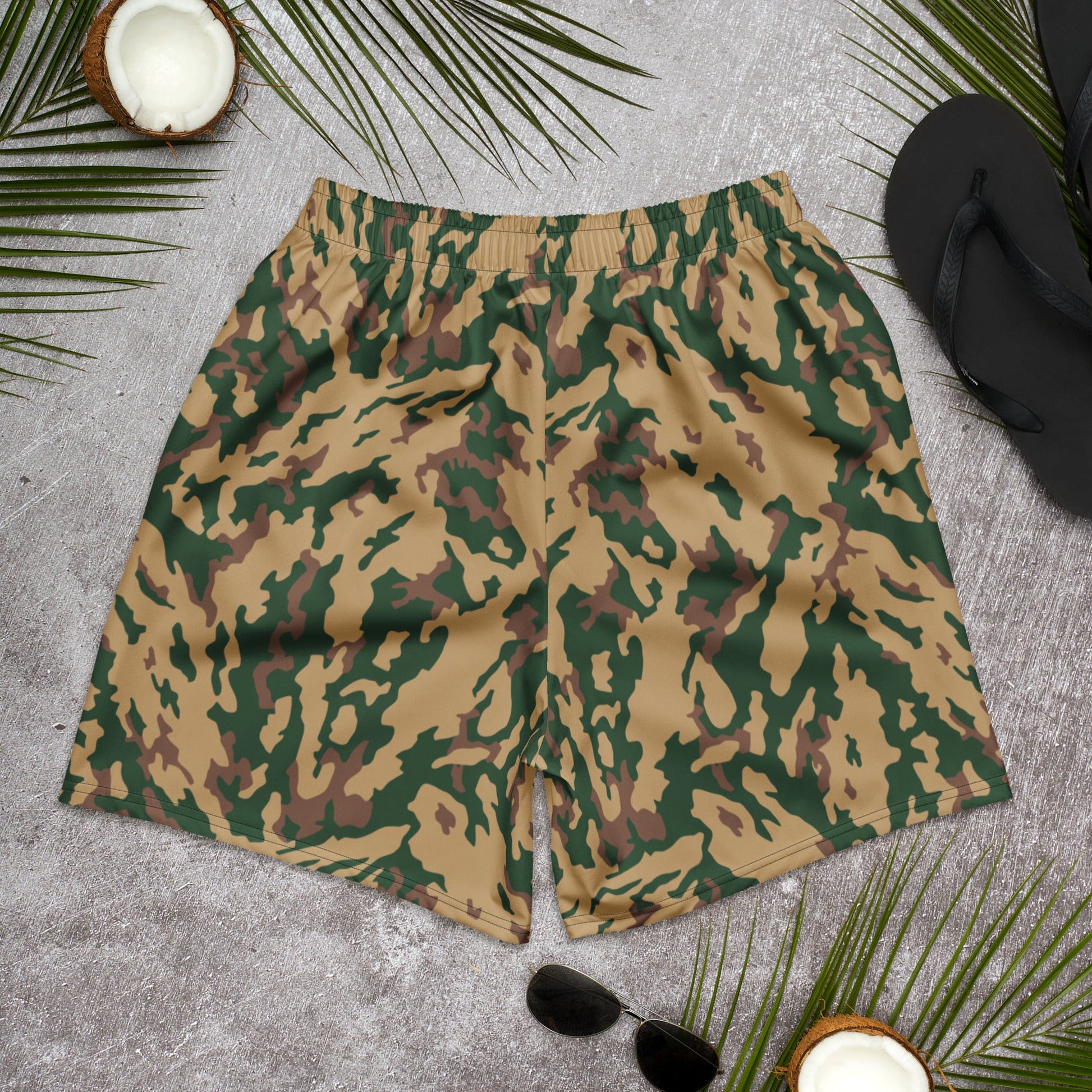 Russian Barvikha Desert CAMO Unisex Athletic Long Shorts