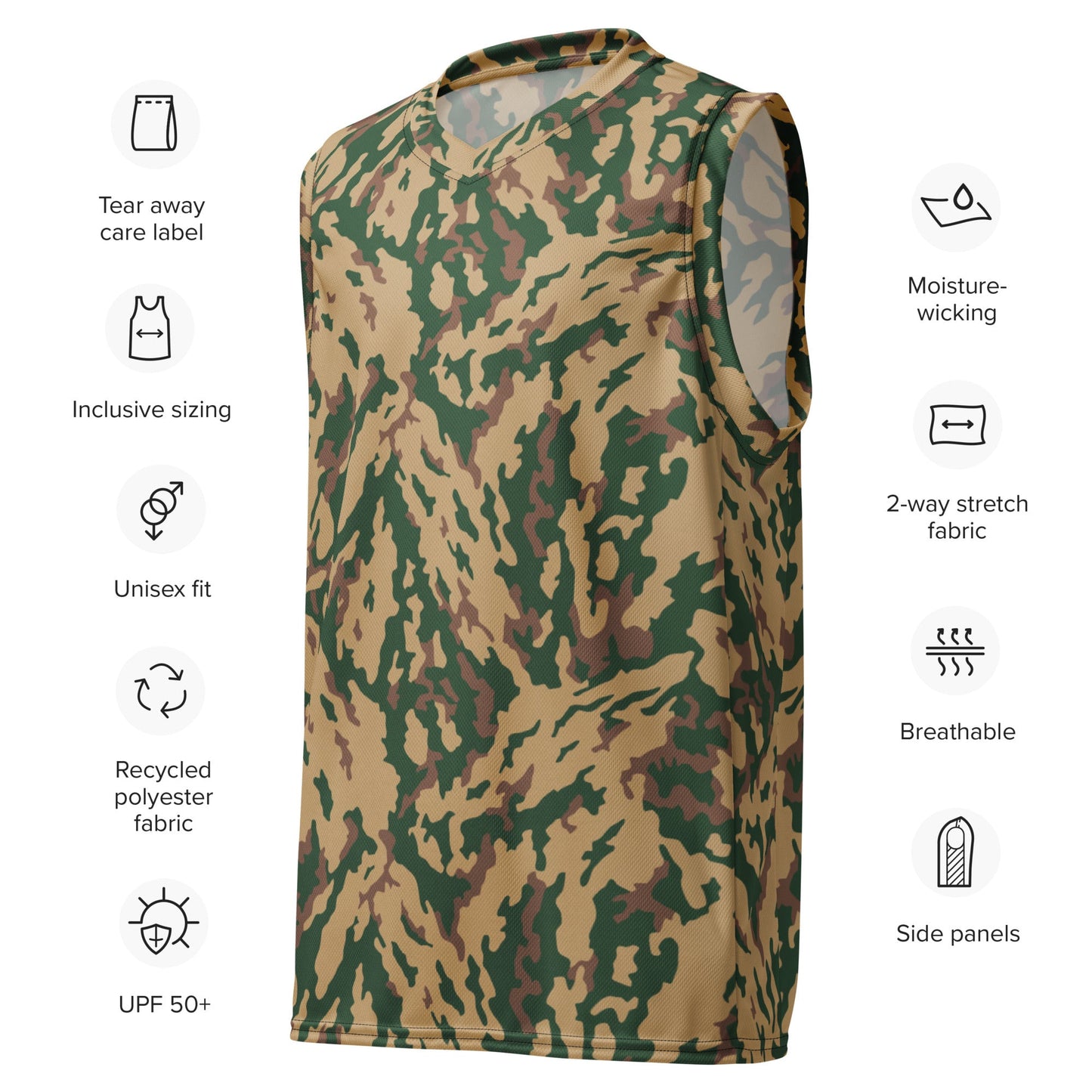 Russian Barvikha Desert CAMO unisex basketball jersey - Basketball Jerseys
