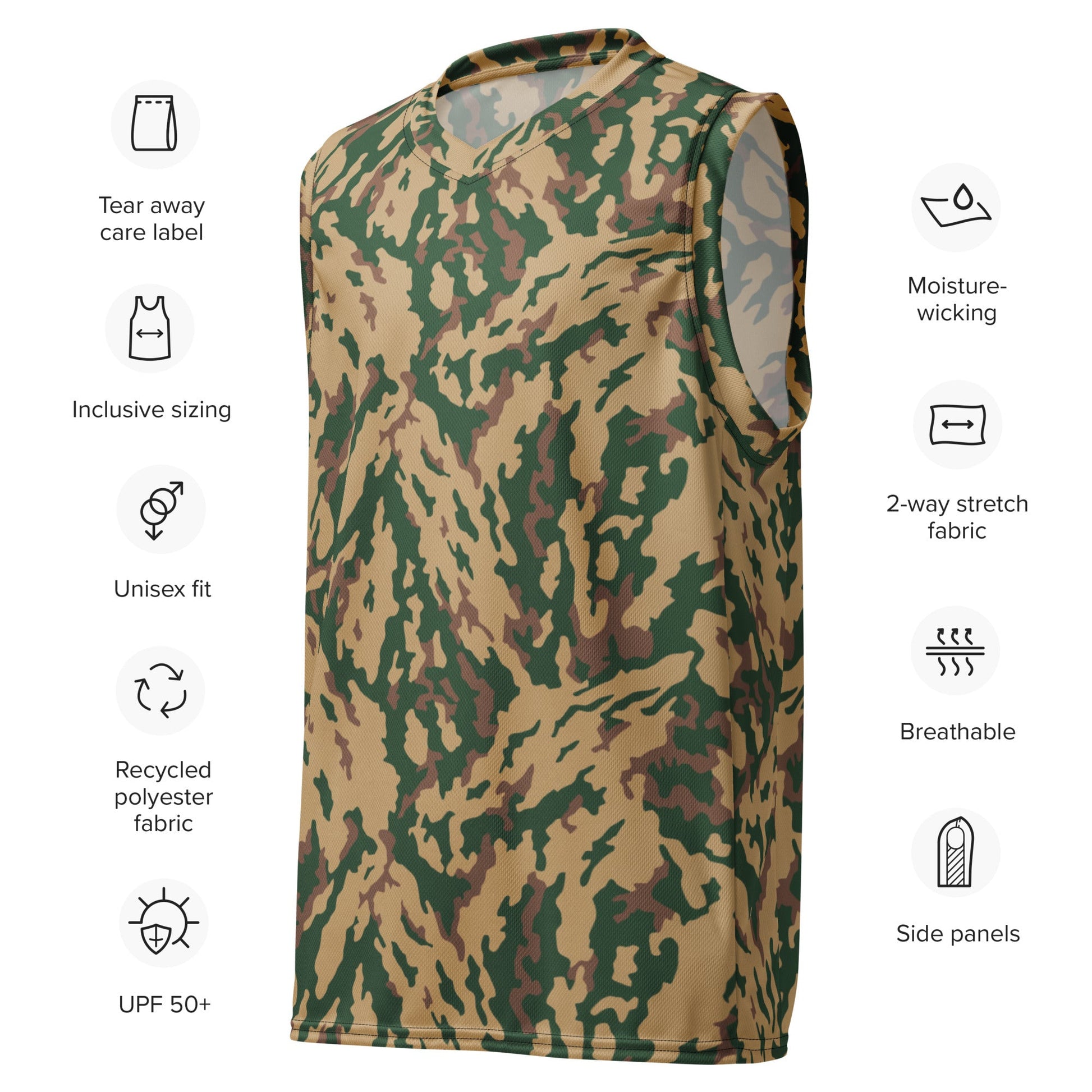 Russian Barvikha Desert CAMO unisex basketball jersey - Basketball Jerseys
