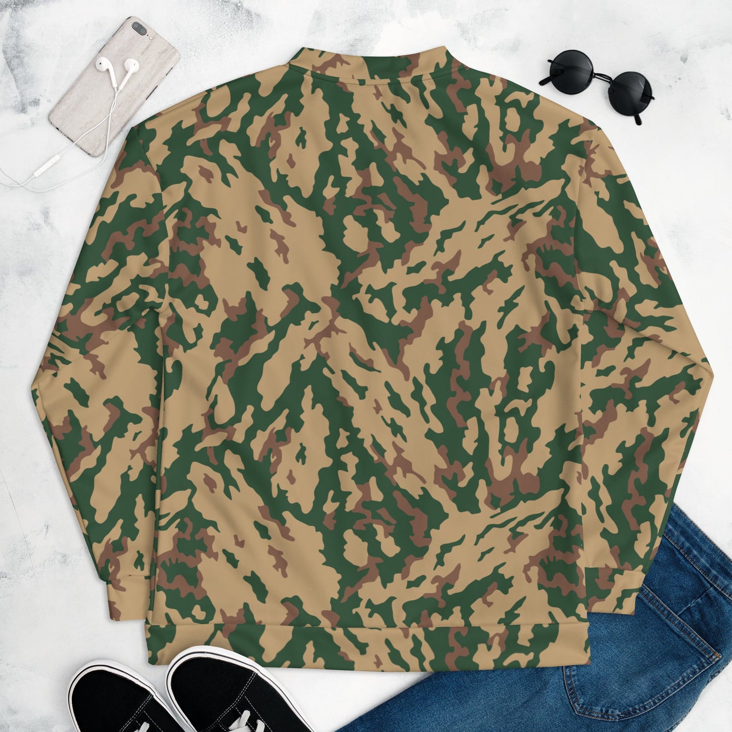 Russian Barvikha Desert CAMO Unisex Bomber Jacket - Jackets