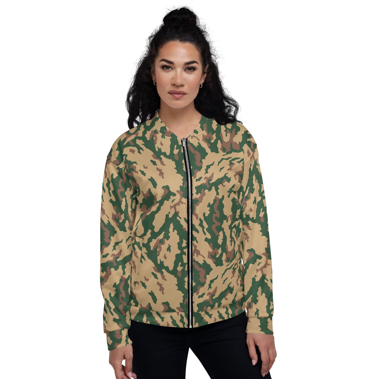 Russian Barvikha Desert CAMO Unisex Bomber Jacket - Jackets