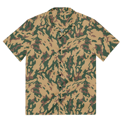 Barvikha Desert Russian CAMO Unisex Short-Sleeve Button Shirt - 2XS - Button-Up